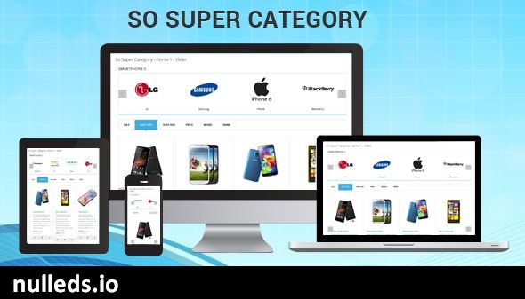 So Super Category - Responsive OpenCart 3 & 2.x Module