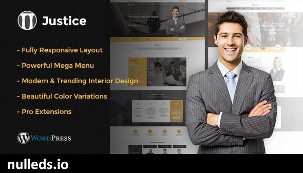 Justice - Responsive & Multipurpose WordPress Theme