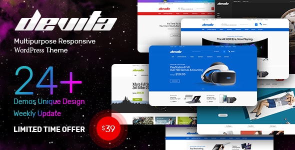 Devita - Multipurpose Theme for WooCommerce WordPress