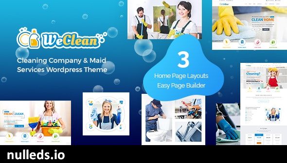 We Clean - Cleaning WordPress