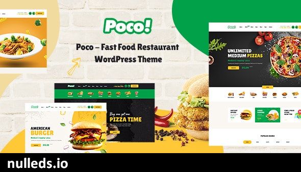 Poco - Fast Food Restaurant WordPress Theme