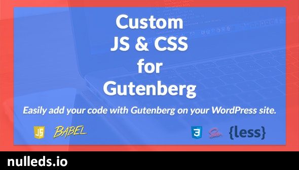 Custom JS and CSS for Gutenberg