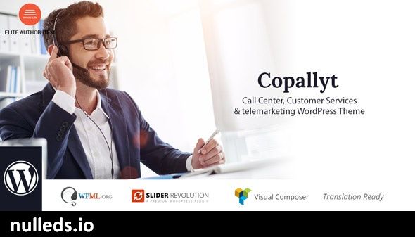 Copallyt : Call Center & Telemarketing WordPress Theme