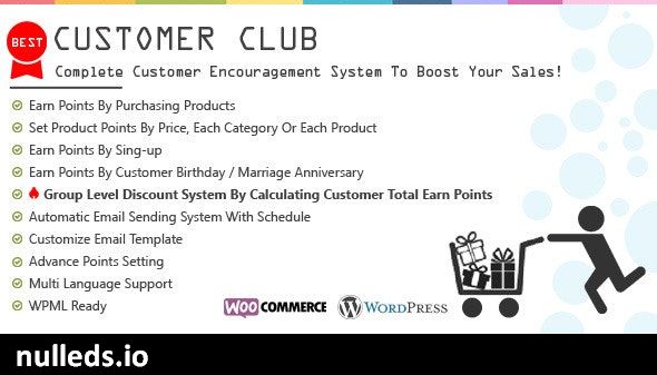 Customer Club : Advanced WooCommerce Point System