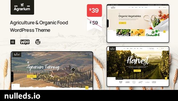 Agrarium | Agriculture & Organic Food WordPress Theme