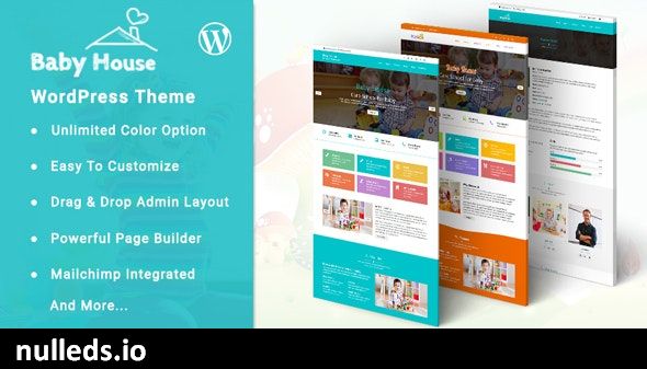 Baby House – Kids School WordPress Theme