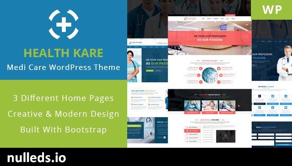 HEALTH KARE - Professional Medi Care WordPress Theme