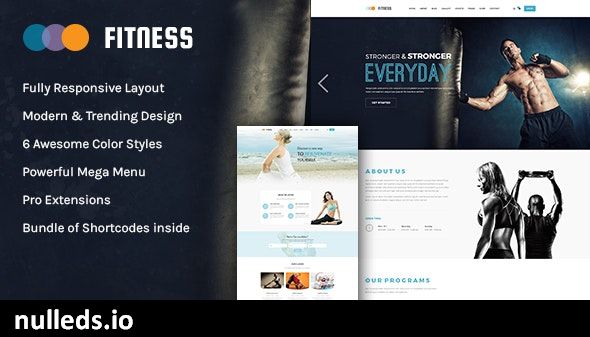 Fitness - Gym & Yoga WordPress Theme