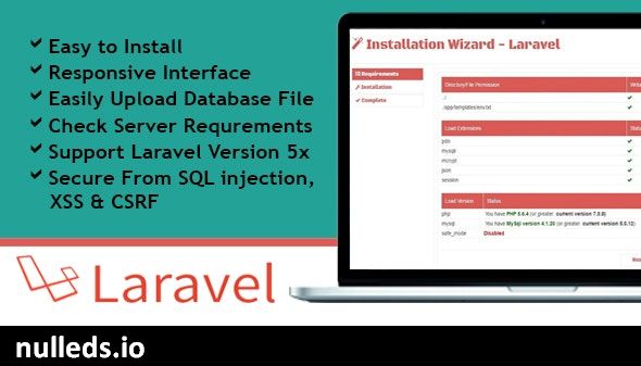 Installation Wizard - Laravel