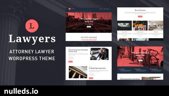 Lawyers - Attorney Law Consulting Theme