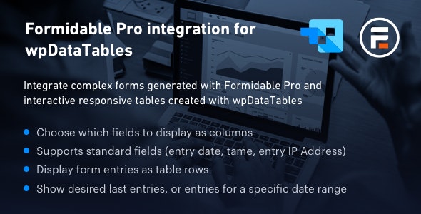 Formidable Forms integration for wpDataTables