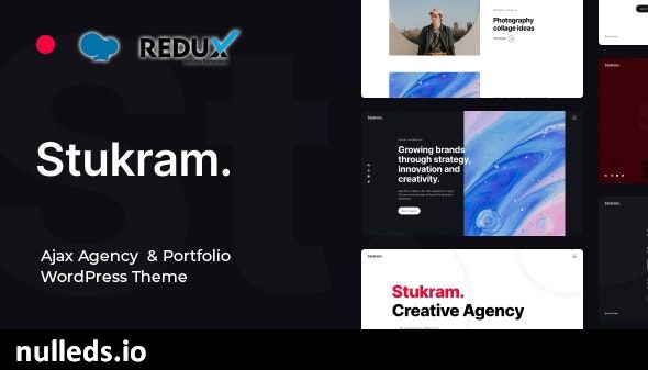 Stukram - AJAX Agency & Portfolio WordPress Theme