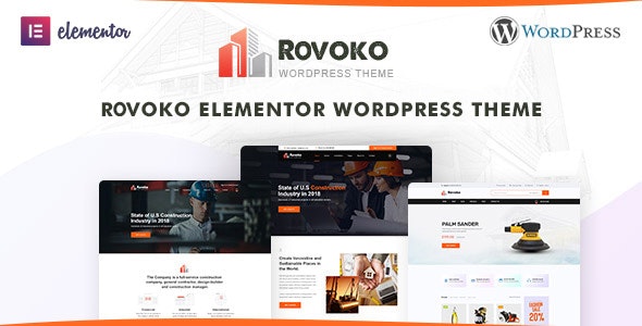 Rovoko - Construction WordPress Theme