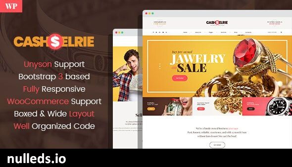 Cashelrie - Pawn Shop WordPress Theme