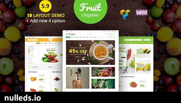 Food Fruit  - Organic Farm, Natural RTL Responsive WooCommerce WordPress Theme