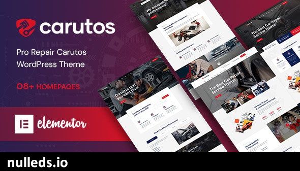 Carutos - Car Repair Services & Auto Parts WooCommerce WordPress Theme