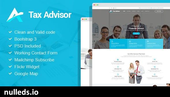 Tax Advisor - Financial Consulting WordPress Theme