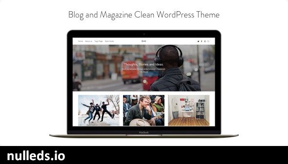 Bold - Blog and Magazine Clean WordPress Theme