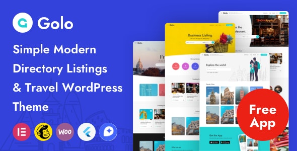 v1.6.0 Golo - Directory & Listing, Travel WordPress Theme