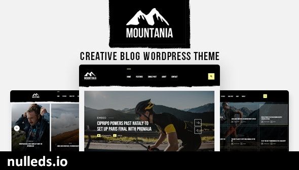 Mountania - Creative Blog WordPress Theme