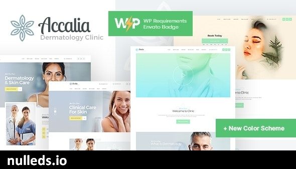 Accalia | Dermatology Clinic & Cosmetology Center Medical WordPress Theme + Elementor