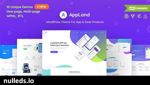 AppLand - WordPress Theme For App & Saas Products