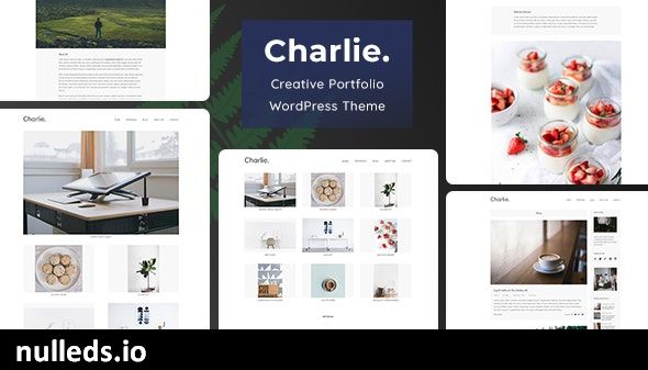 Charlie - Light Minimal Creative Portfolio WordPress Theme