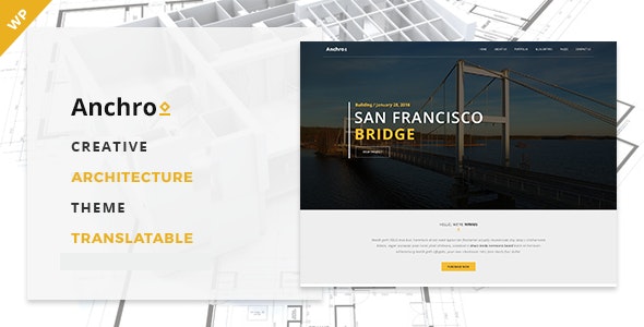 Anchro - Creative Architecture WordPress Theme