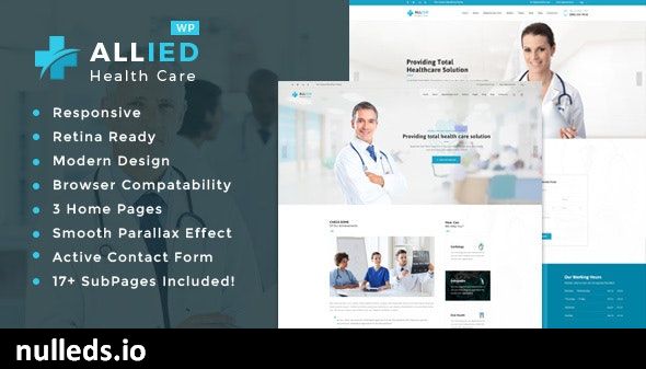 Allied Health Care - Health And Medical WordPress Theme