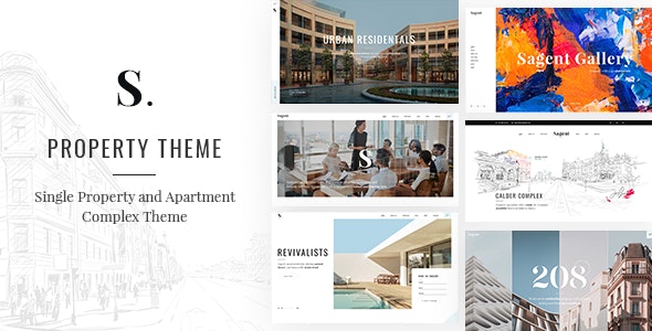 Sagen - Single Property and Apartment Complex Theme