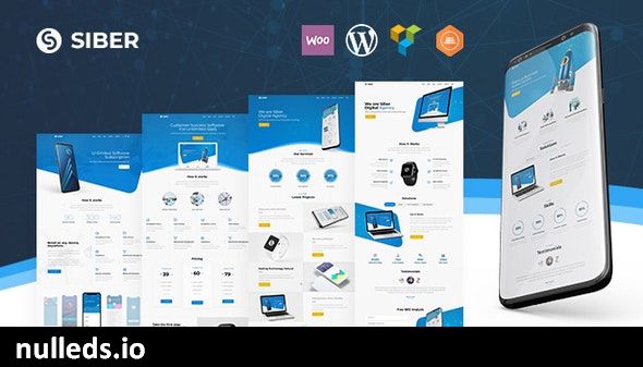 Siber - SaaS, Software & Mobile App WordPress