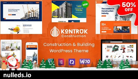 KonTruk - Construction & Building Elementor WordPress Theme