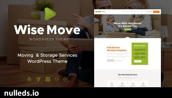 Wise Move | Relocation and Storage Services WordPress Theme