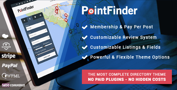 v2.2.5 PointFinder | Directory & Listing WordPress Theme