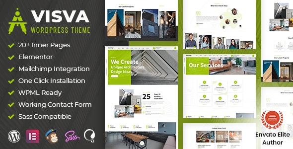 Visva - Architecture WordPress Theme