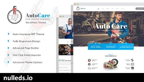 AutoCare - Auto Service WordPress Theme