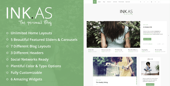 Inkas - The Personal Blog WP Theme