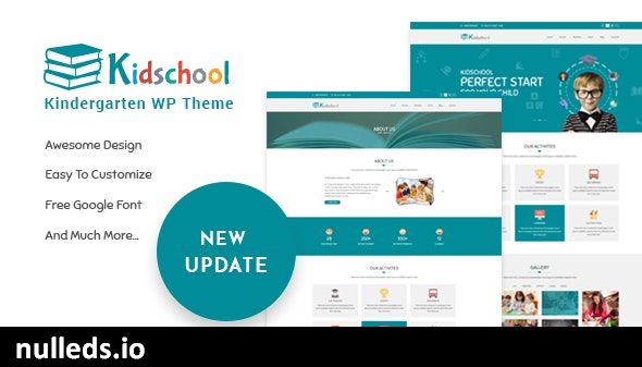 Kidschool - Kindergarten WordPress Theme