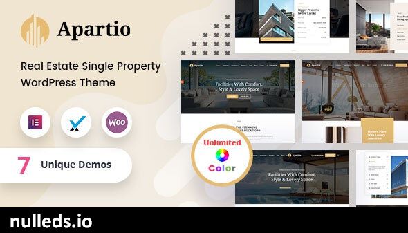 Apartio - Single Property WordPress Theme + RTL