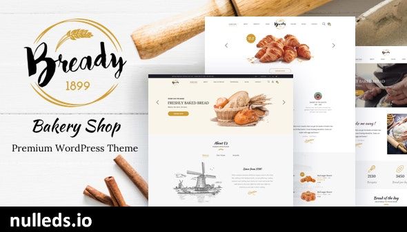 Bready – Cake Bakery  WordPress Theme