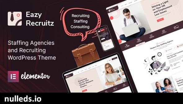 Eazy Recruitz - Staffing Agencies WordPress Theme