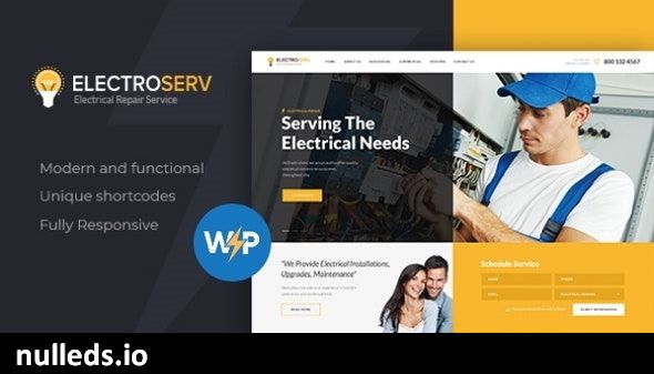 ElectroServ | Electrical Repair Service WordPress Theme