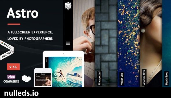 Astro - Photography WordPress Theme