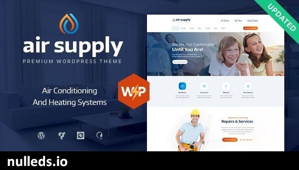 Air Supply | Conditioning Company and Heating Services WordPress Theme + RTL