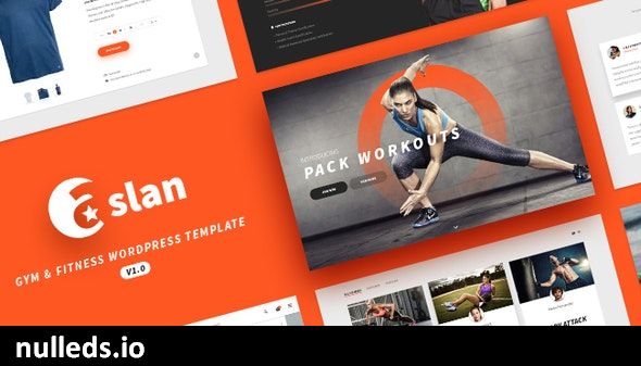 Aslan - Modern Gym & Fitness Responsive WordPress Theme