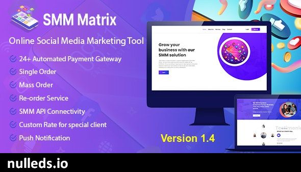 v3.2 SMM Matrix - Social Media Marketing Tool