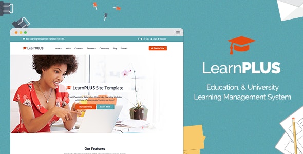 LearnPLUS | Education LMS Responsive Theme | Education