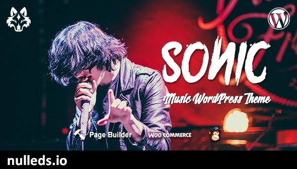 Sonic - Responsive WordPress Theme for the Music Industry