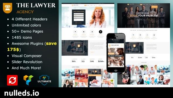 The Lawyer - Law Firm WordPress Theme