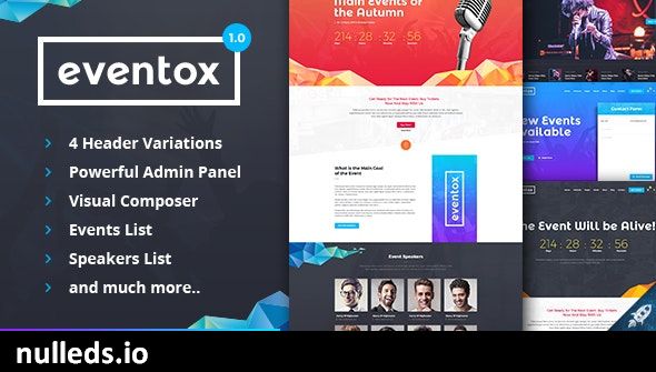 Eventox | Event Concert & Conference WordPress Theme